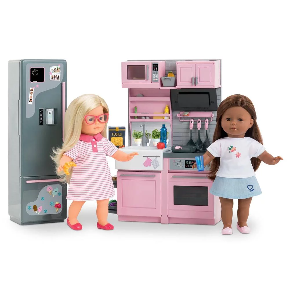MA COROLLE - COFFRET CUISINE INTERACTIVE - 3 SONS - 70 ACCESSOIRES POUR POUPEE - COROLLE