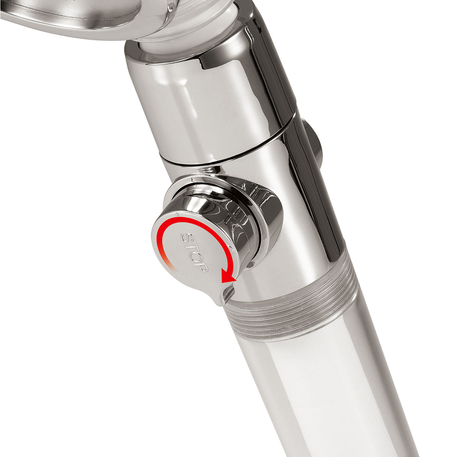 Duschkopf mit Druckregler von Easymaxx