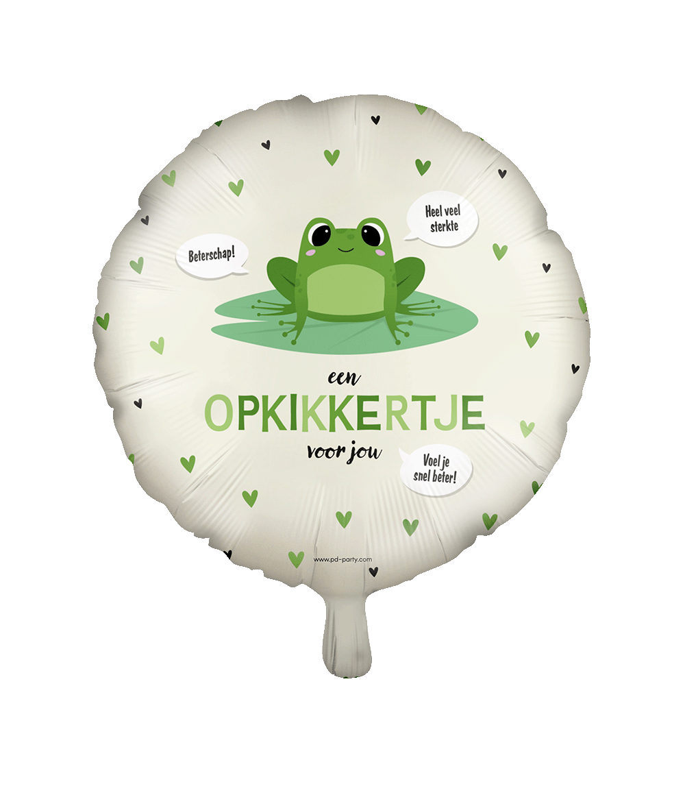 Opkikkertje Helium Ballon Leeg 46cm