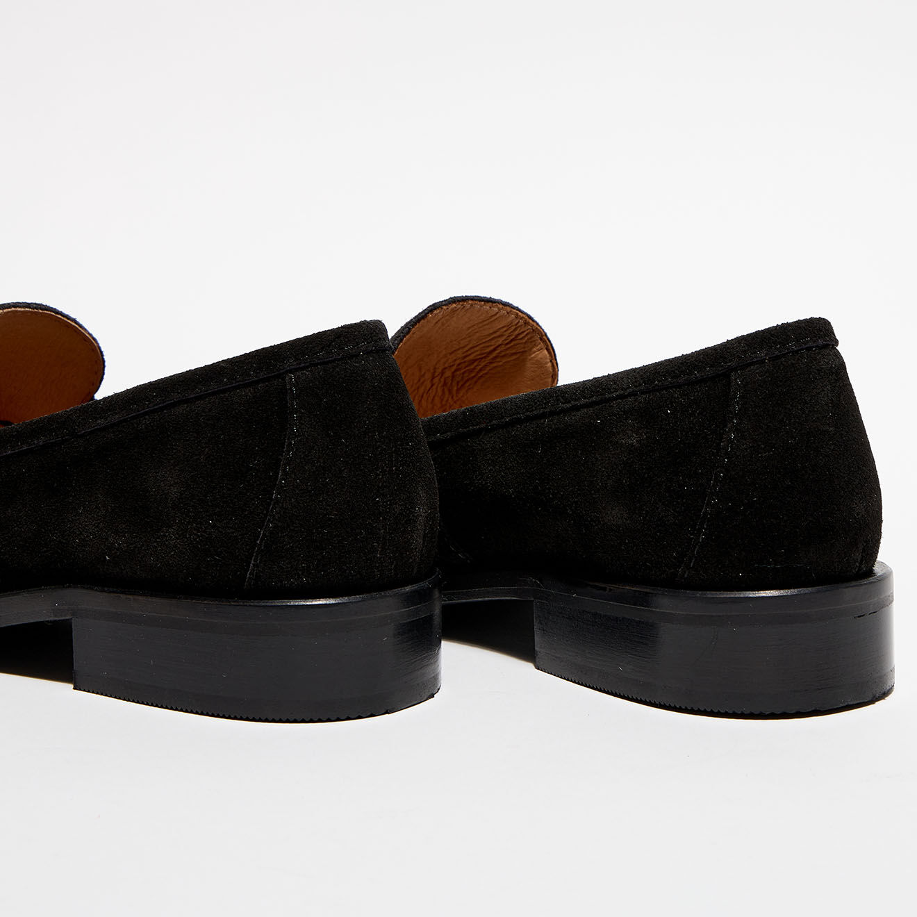 Apologie Mocassins en Velours de Cuir Juliette noirs