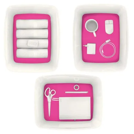 Leitz Aufbewahrungsbox MyBox® groß mit Deckel, pink