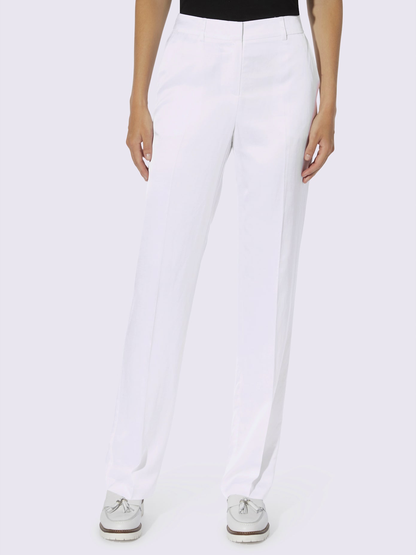 Pantalon mélange de lin de qualité