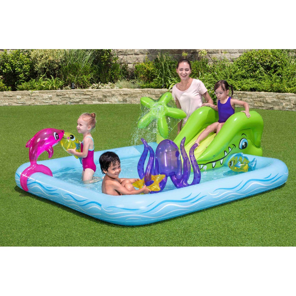 Bestway Aquarium Planschbecken Spielzentrum