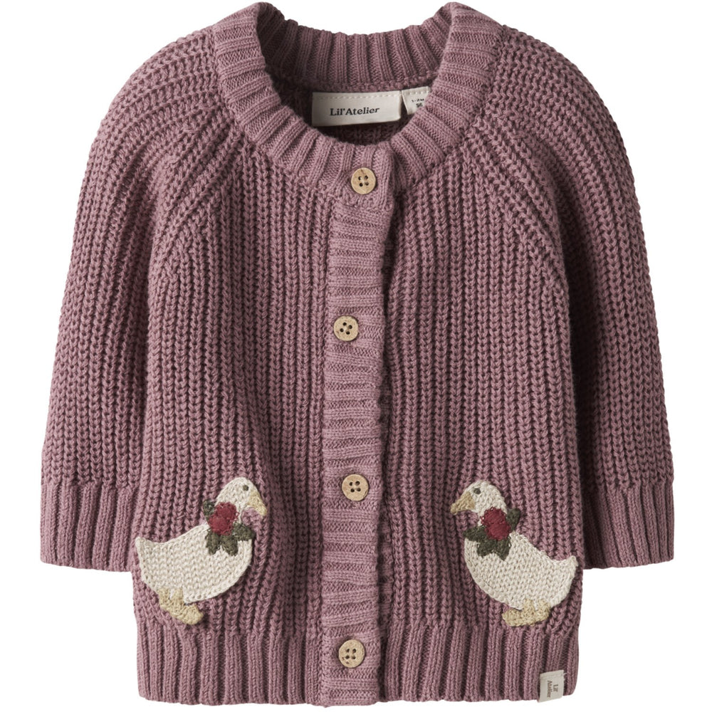 Køb Lil'Atelier Nostalgia Rose Nbfemlen Lak Ls Strik Card Lil