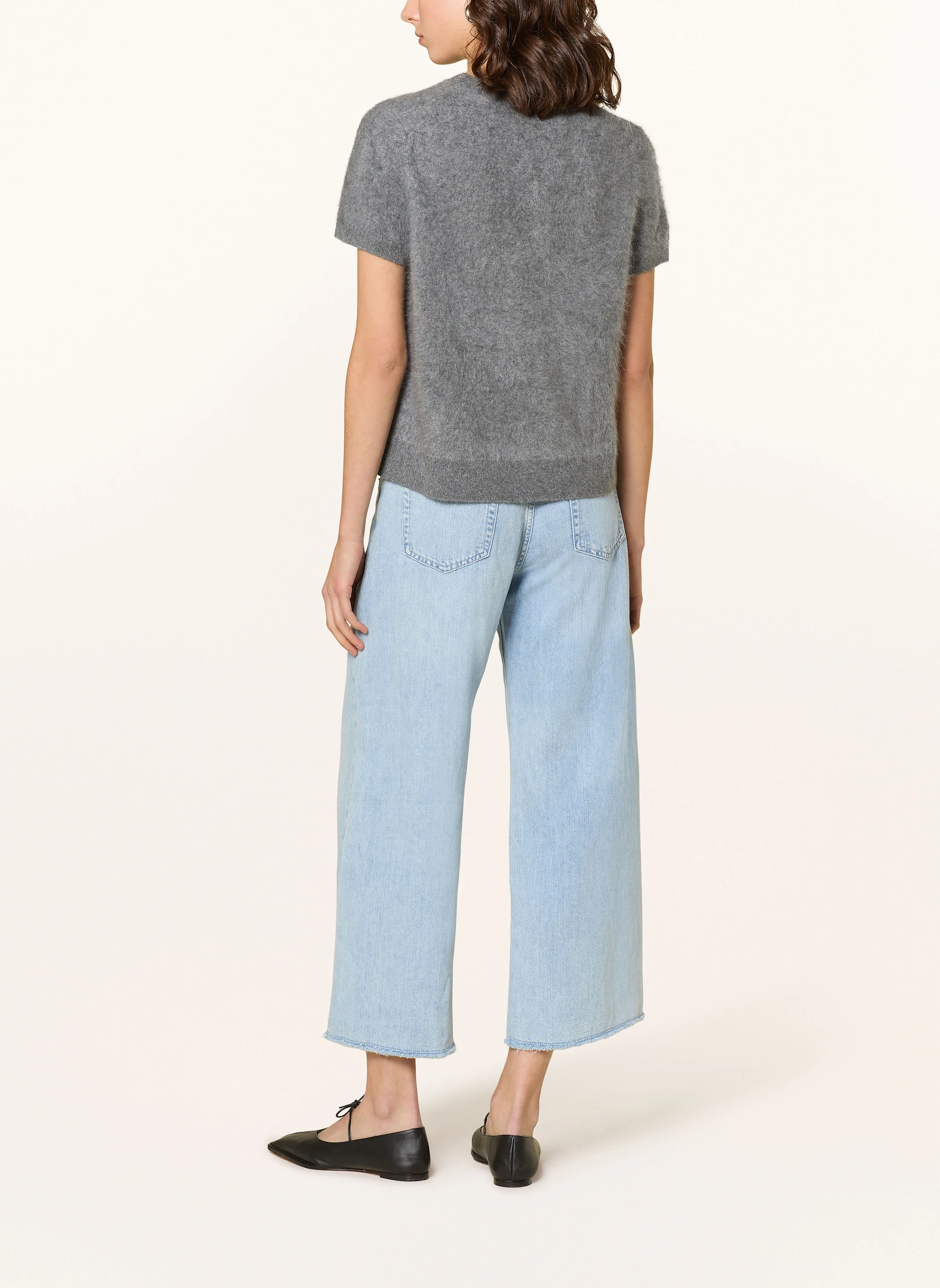 PNTS Jeans-Culotte THE MINI R mit Leinen