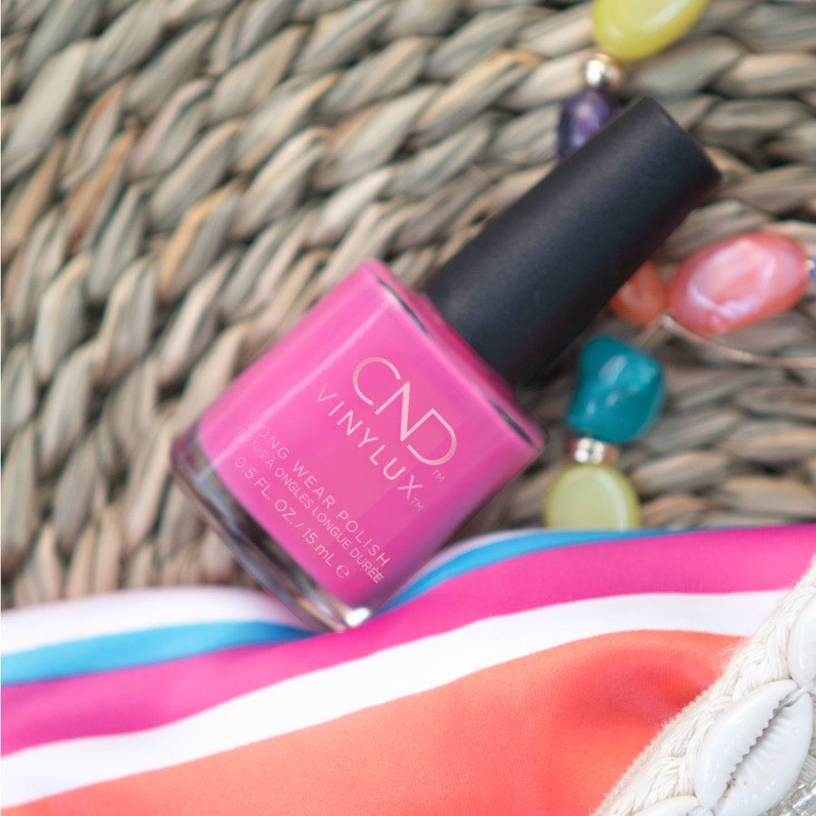 CND VINYLUX Long Wear Polish Hot Pop Pink #121 15ml