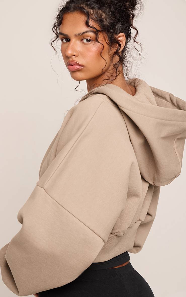 Moka Veste Zippée Courte À Manches Ballon