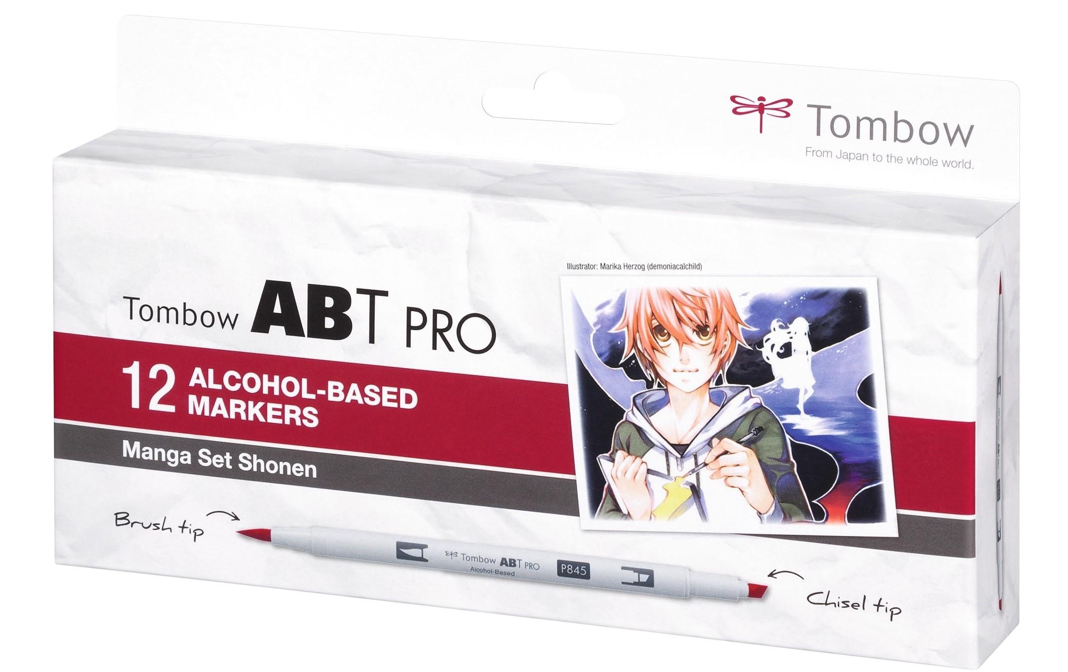 TOMBOW Faserstift »Manga Set Shonen,« Deckend