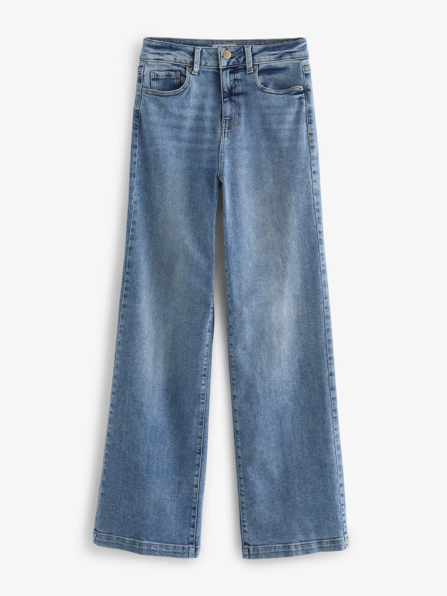 Normaal blauw - Jeans met wijde pijpen
