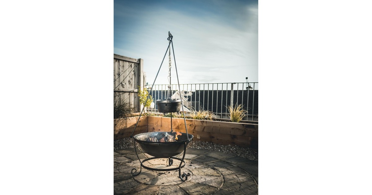 The WindmillDutch Oven 4,5 qt kookpan  (Zwart, Ø 25.5 cm | 3.8 liter)