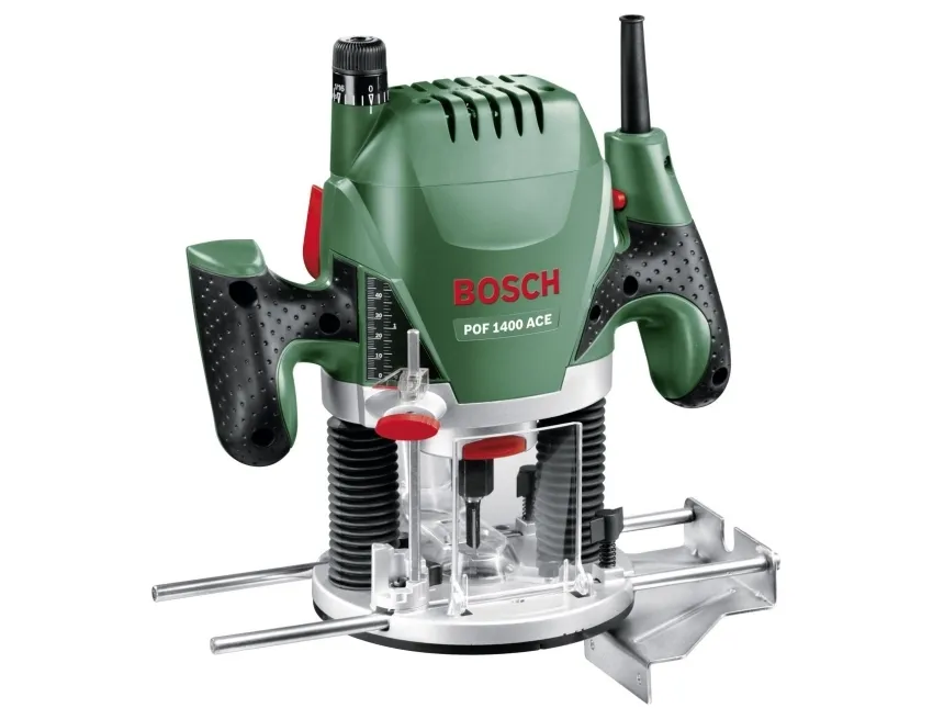 Bosch Overfræser POF 1400 ACE,1400W, Grøn