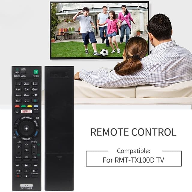TV fjernbetjening Erstatning til RMT-TX100D Sony TV
