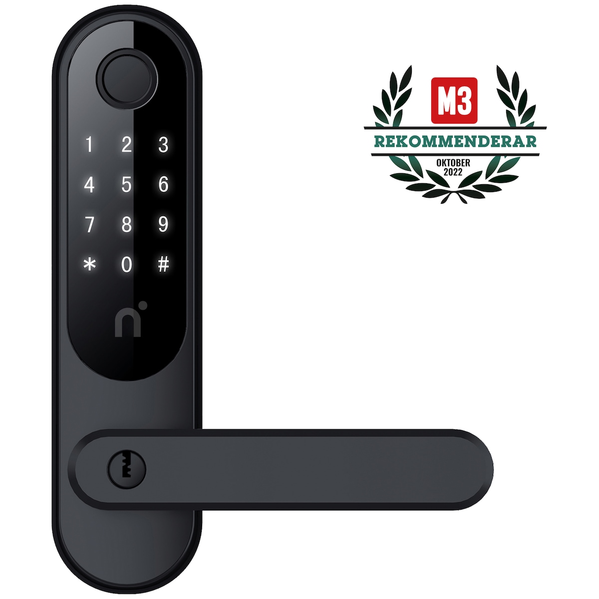 Nimly Touch Pro digital lås (ultimate black)