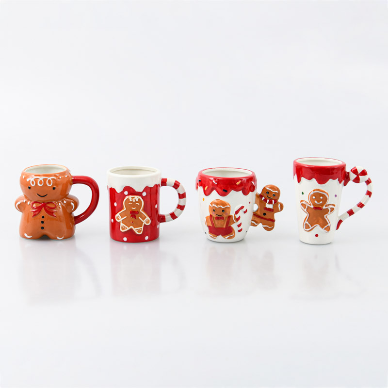 Mug de Noël 'Funny' décor pain d'épices 40cl