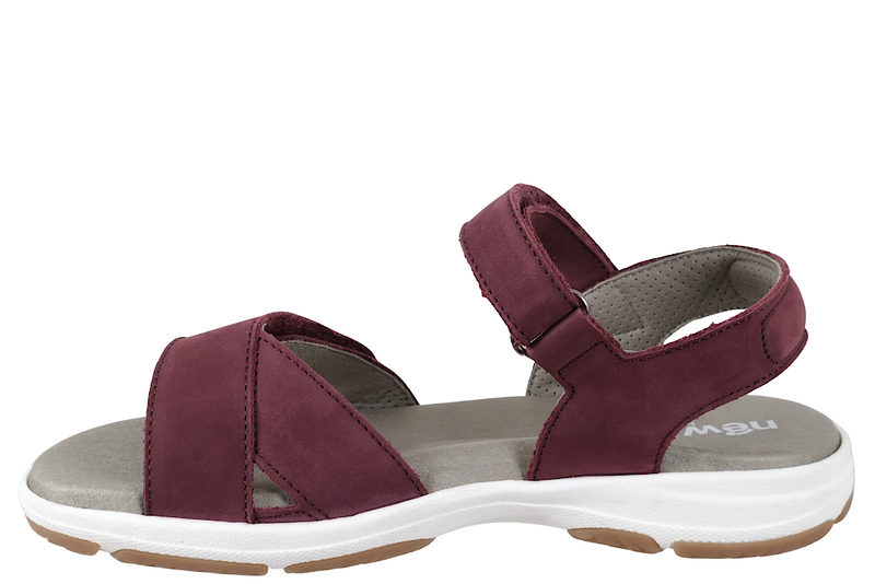 NEW FEET SANDAL I BORDEAUX OLIERET NUBUCK