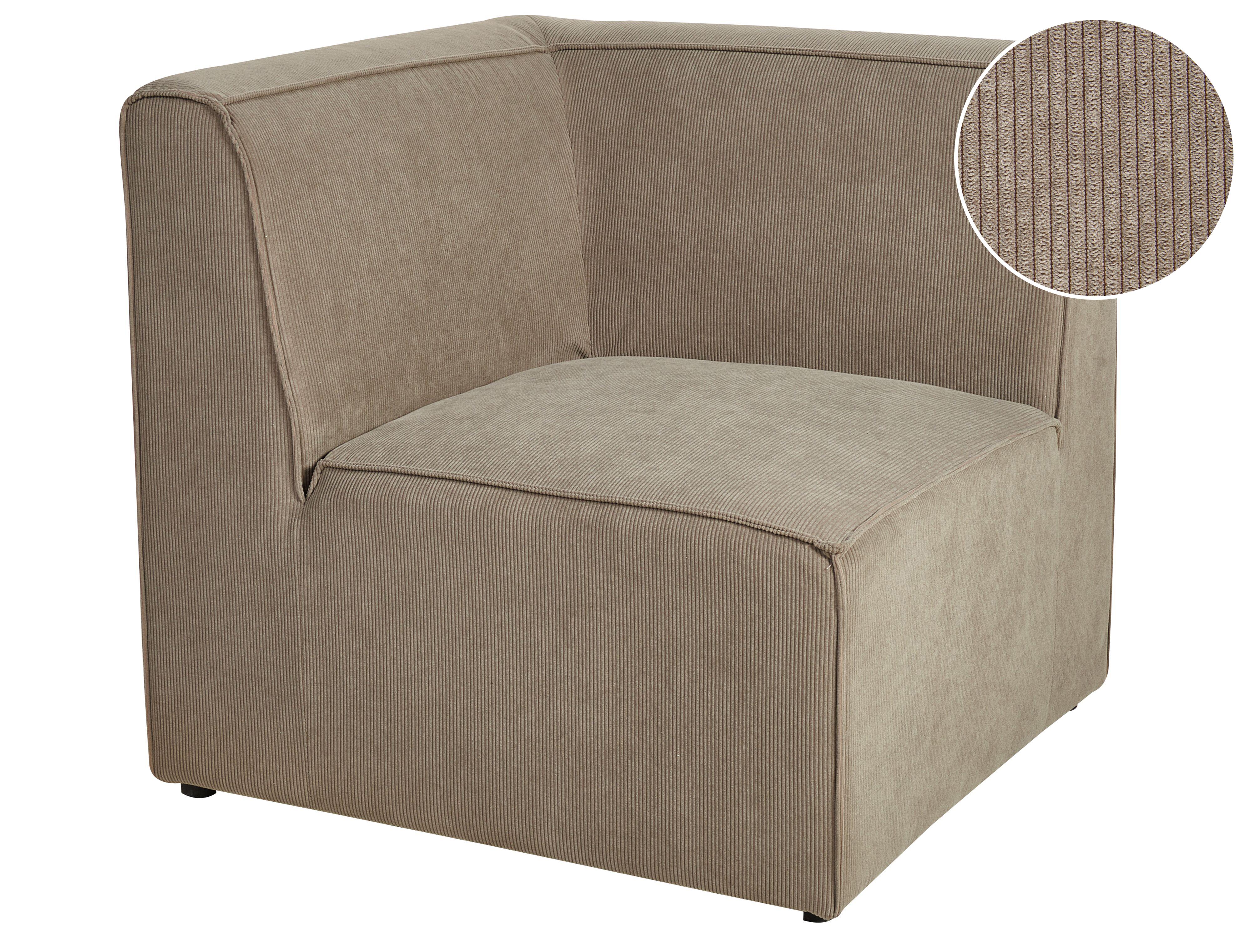 Hoekmodule LEMVIG Corduroy Taupe