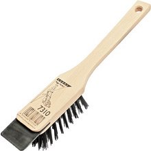 Brosse pour tondeuse à gazon, bois naturel