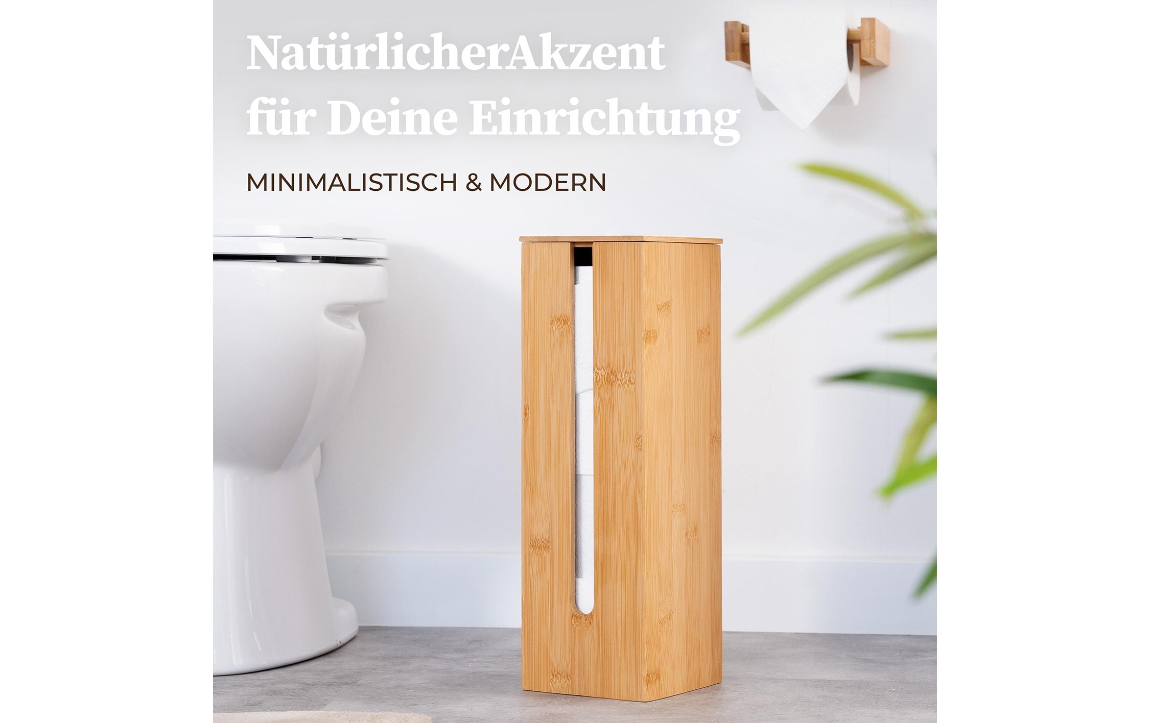 Toilettenpapierhalter Maria NatureWC Papierhalter für 4 Rollen
