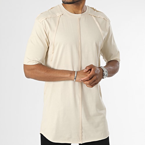 Tee Shirt Oversize Large Beige