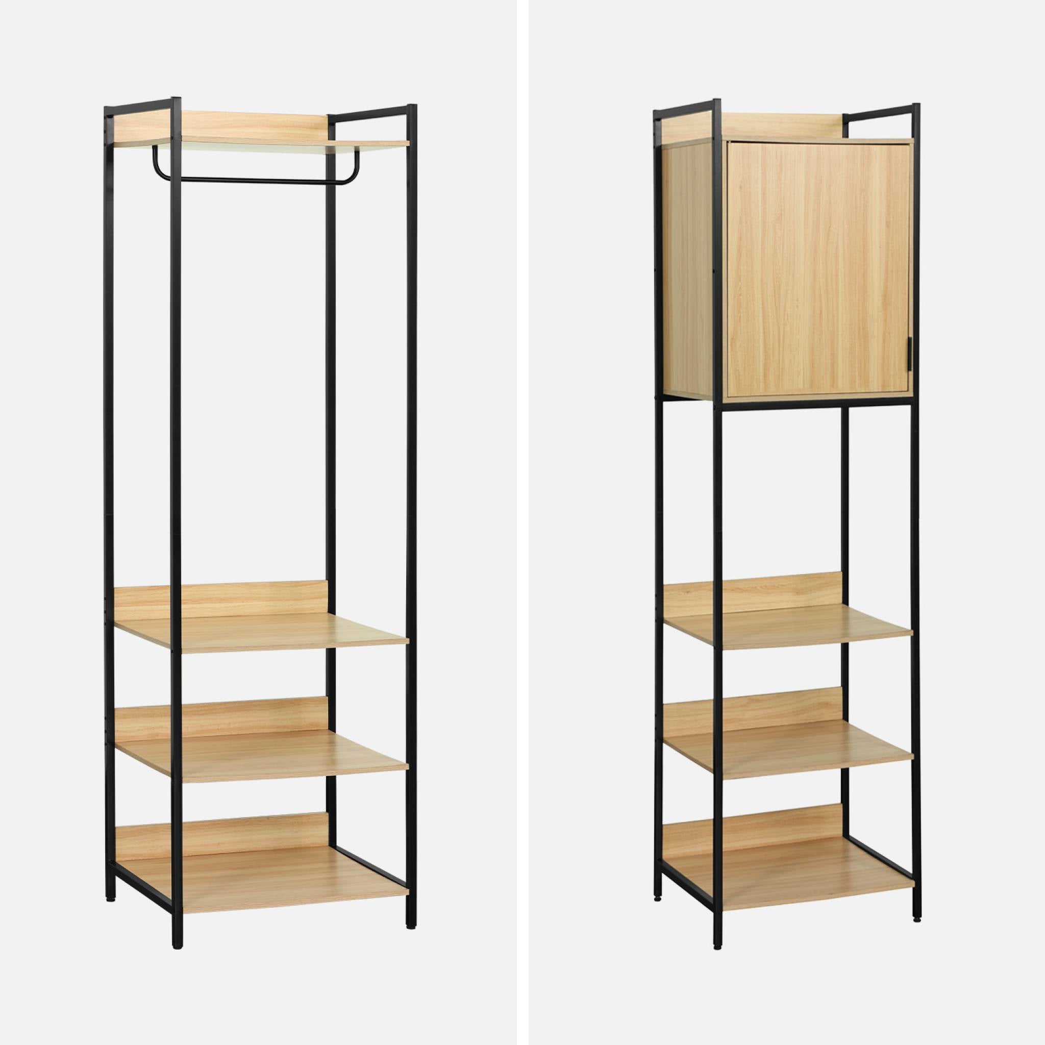 sweeek - Modulaire kledingkast met 4 elementen