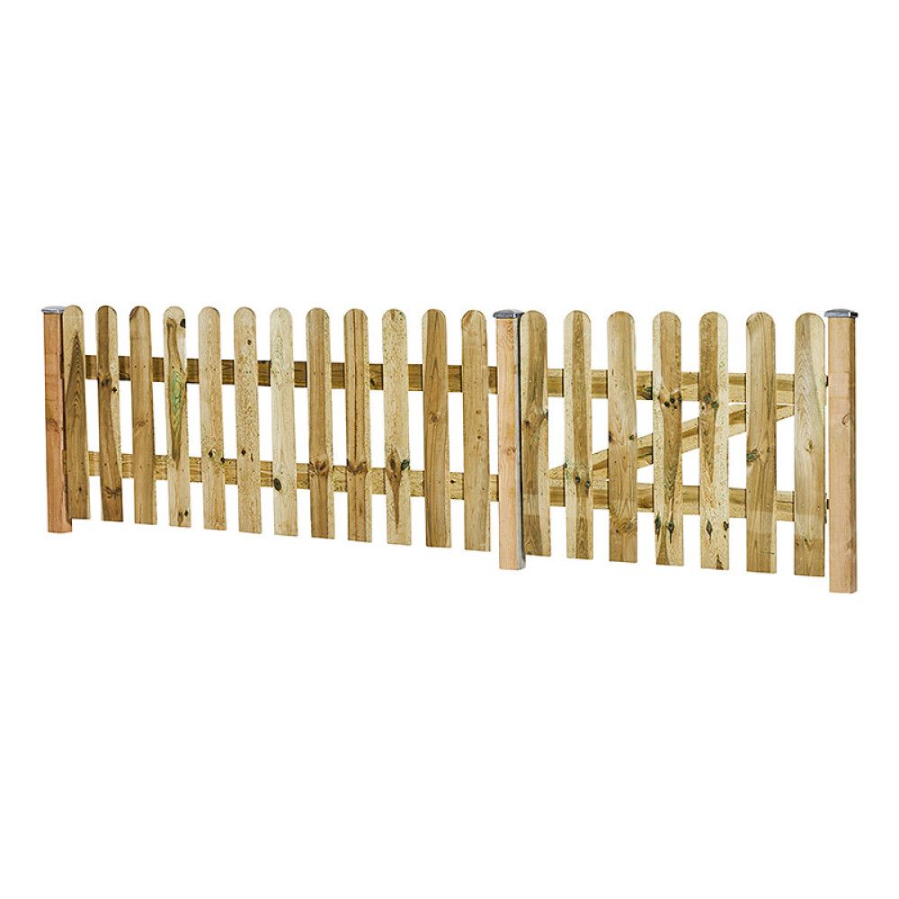 GJERDE NORDIC FENCE FYN 180X80CM TRYKKIMPREGNERT