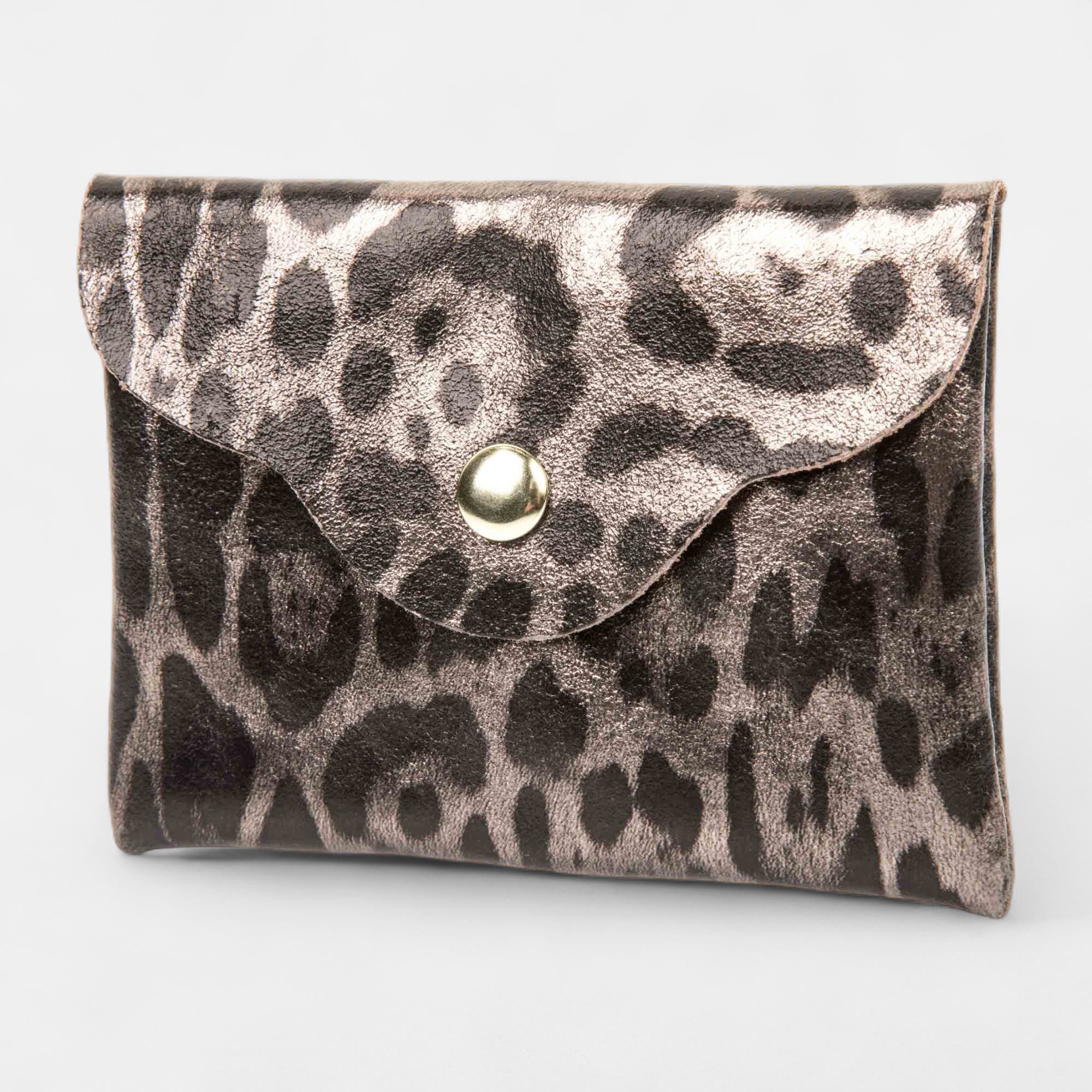 Petite maroquinerie en cuir multicolore
