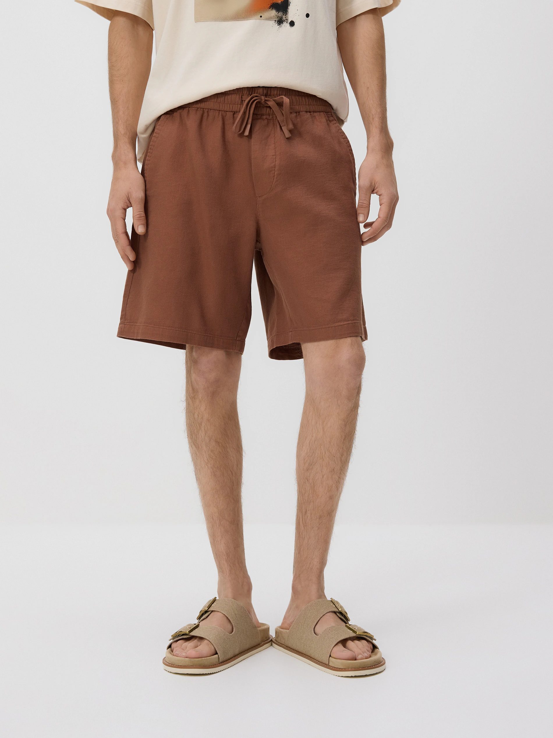 Jogger-Shorts aus Baumwolle