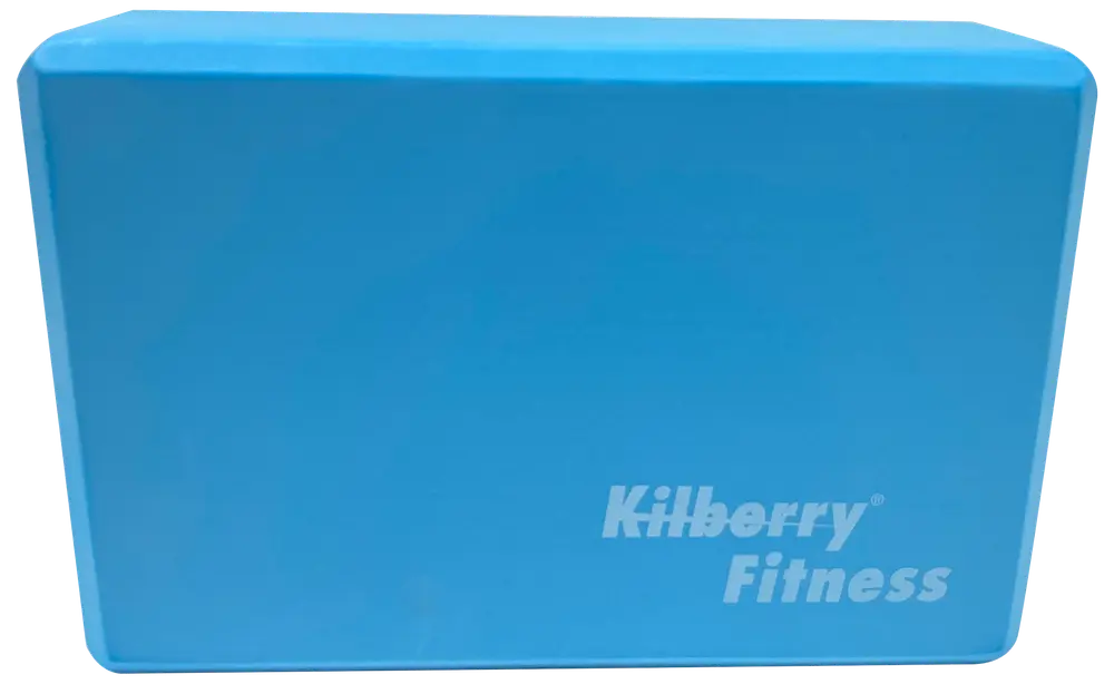 Kilberry Fitness Yoga blok 15 x 23 x 7,5 cm - blå