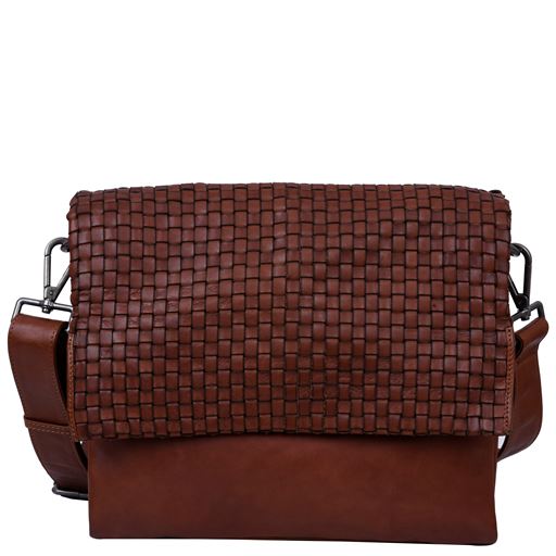 Adax Corsico Athena Skuldertaske, Cognac