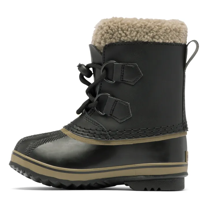 Sorel Bottes Fourrées Yoot Pac Cuir Enduit | Noir