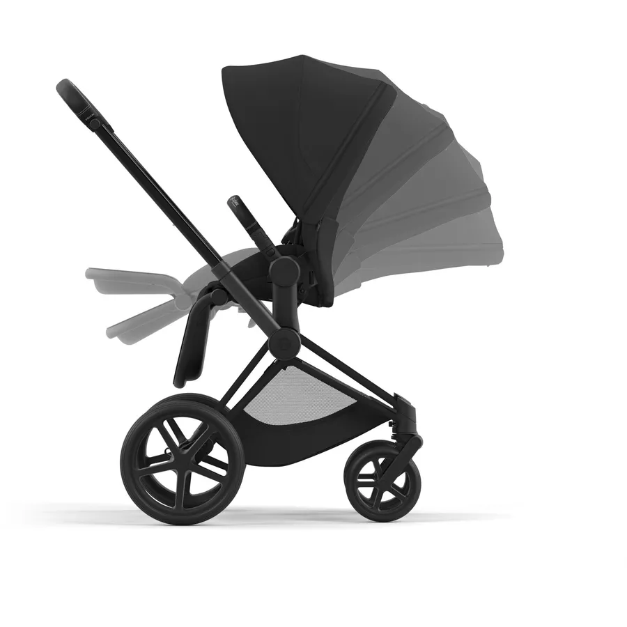 cybex PLATINUM Kombikinderwagen New Priam Priam Matt Black Sepia Black
