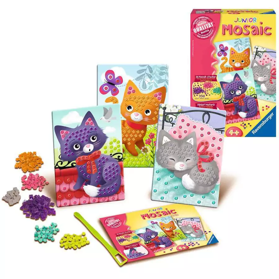 Ravensburger Mosaic Junior Cats bunt