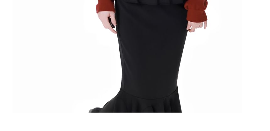 Florimi - Cropped trui met kraag