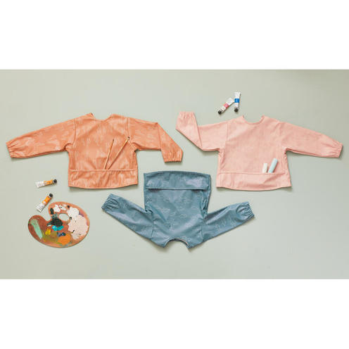 Mix & Match Bavoir-tablier à manches ocre - NOUKIE 'S