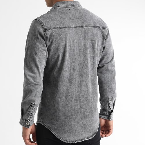 Surchemise en Jean 0092 Denim Gris