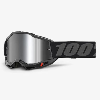Masque cross 100% Enfant ACCURI 2 - Ecran Mirror Silver - Noir