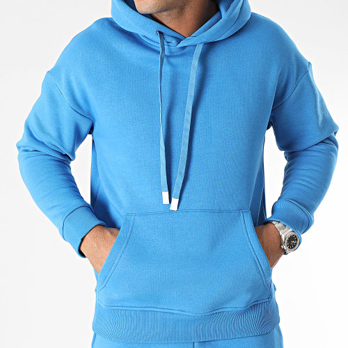 Ensemble Sweat Capuche Et Pantalon Jogging Bleu