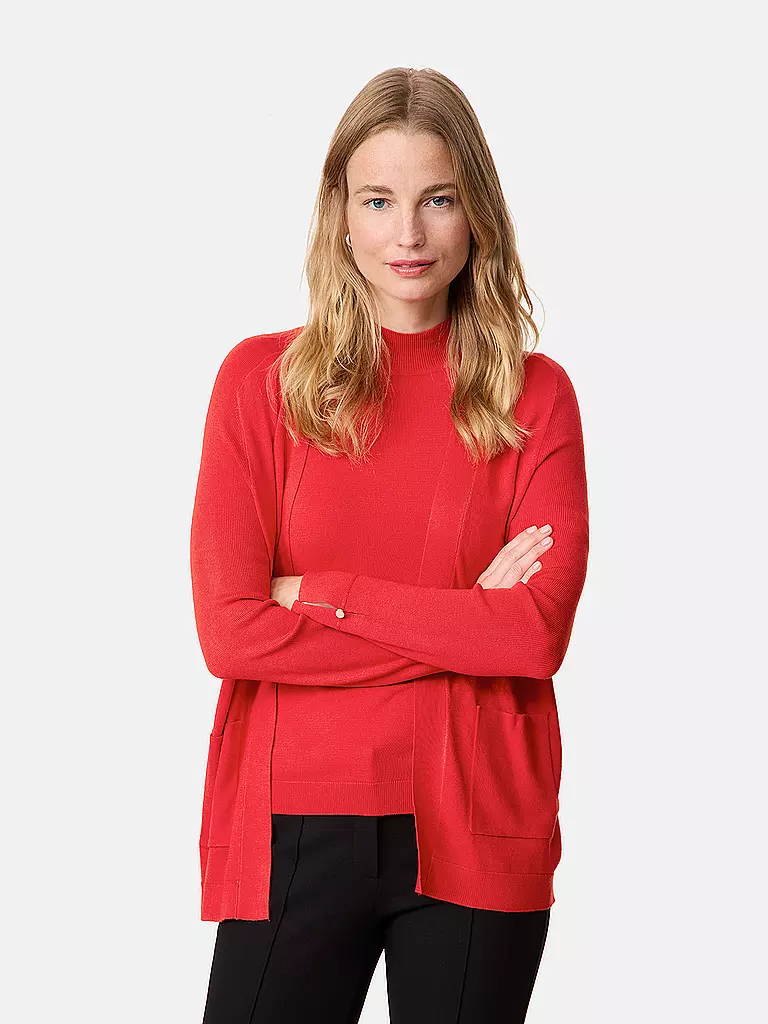 GERRY WEBER Strickjacke rot