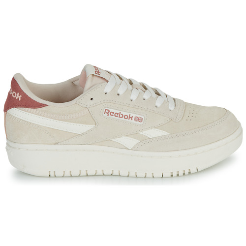 Reebok Classic - CLUB C DOUBLE REVENGE - Beige / Rouge
