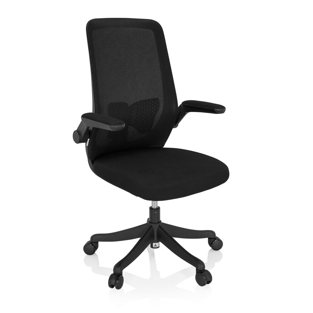 Home Office Bürostuhl MIKO B Stoff/Netzstoff mit Armlehnen hjh OFFICE