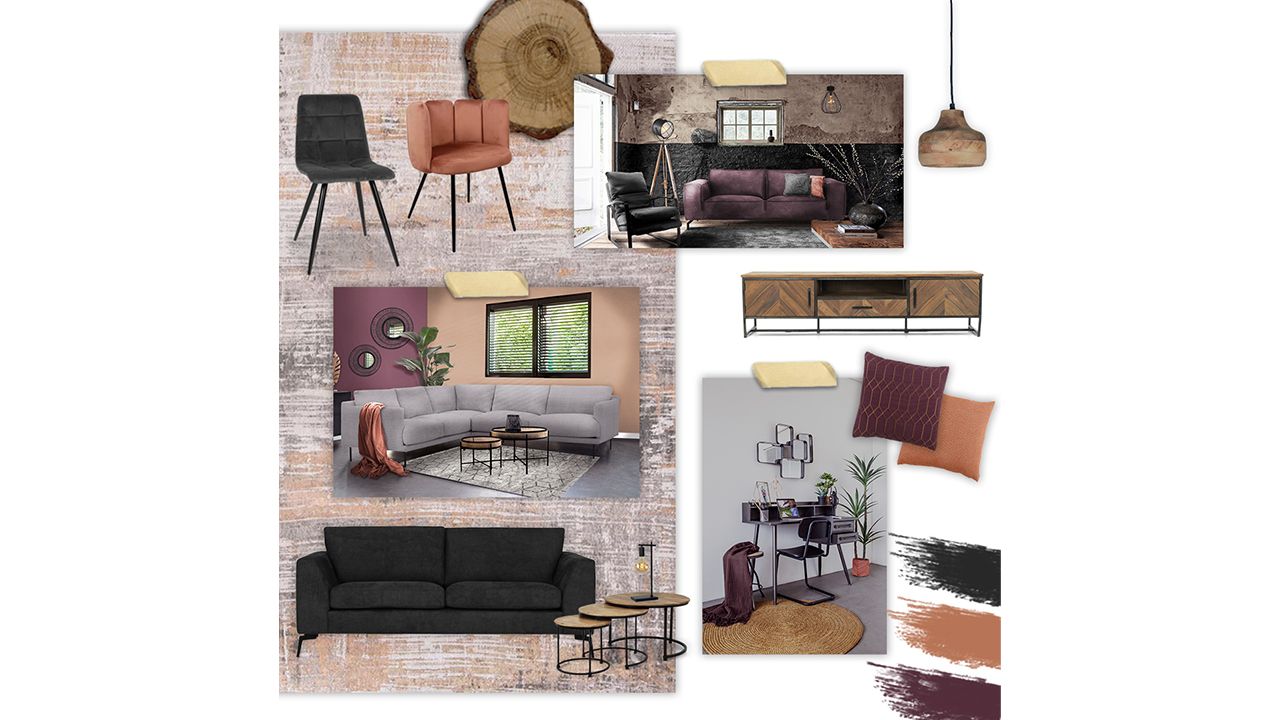 Salontafelset Esprezzo ⌀77  x H48 cm