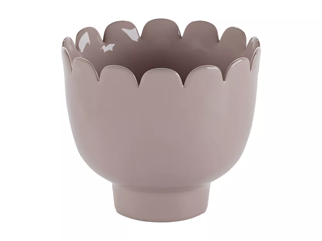 MARCEAU PETIT - Petit vase forme tulipe en céramique rose