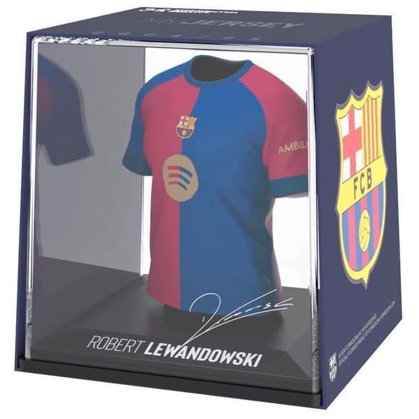 FC Barcelona Lewandowski mini t-shirt figure
