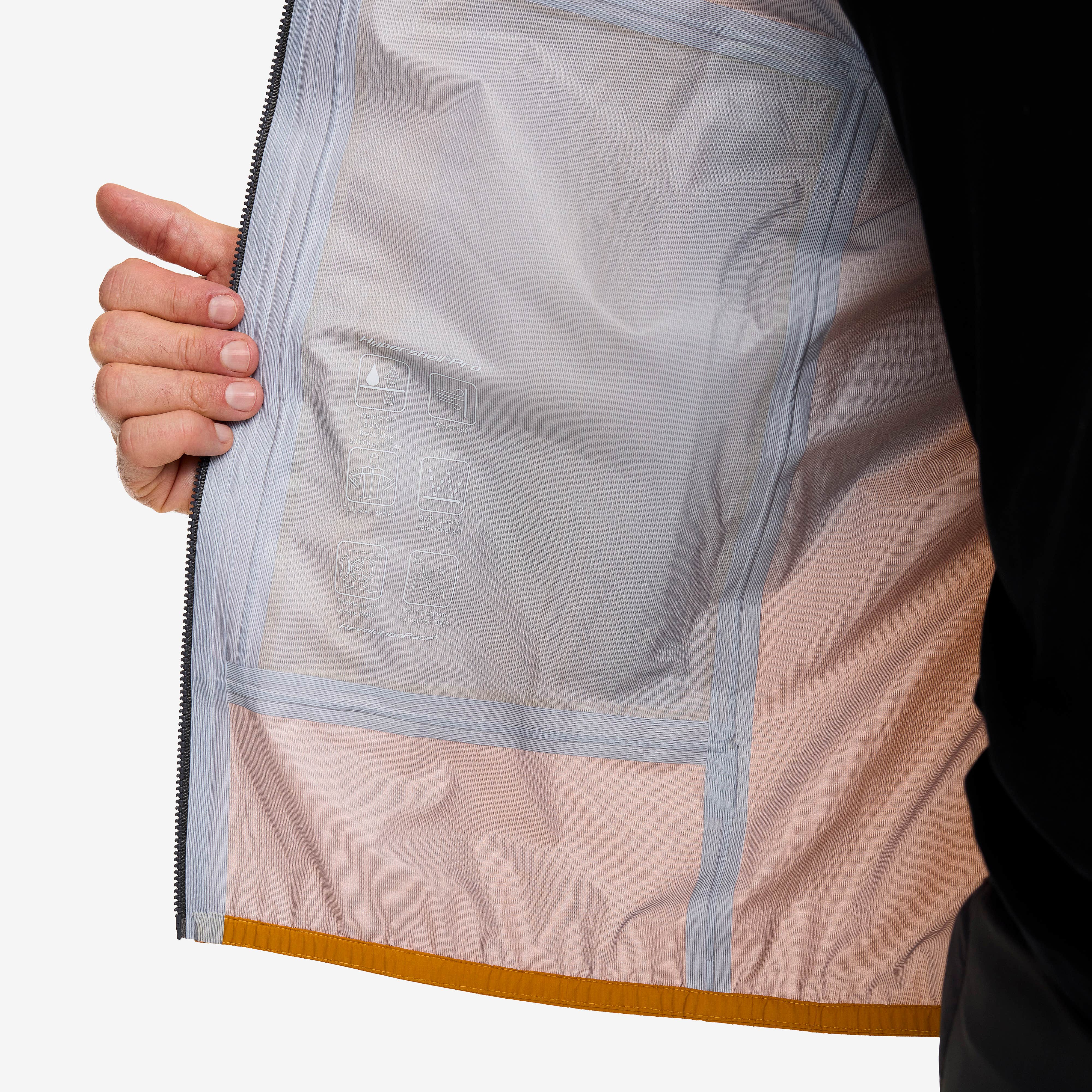 Arcade 3L Lightweight Jacket Herre Golden Yellow