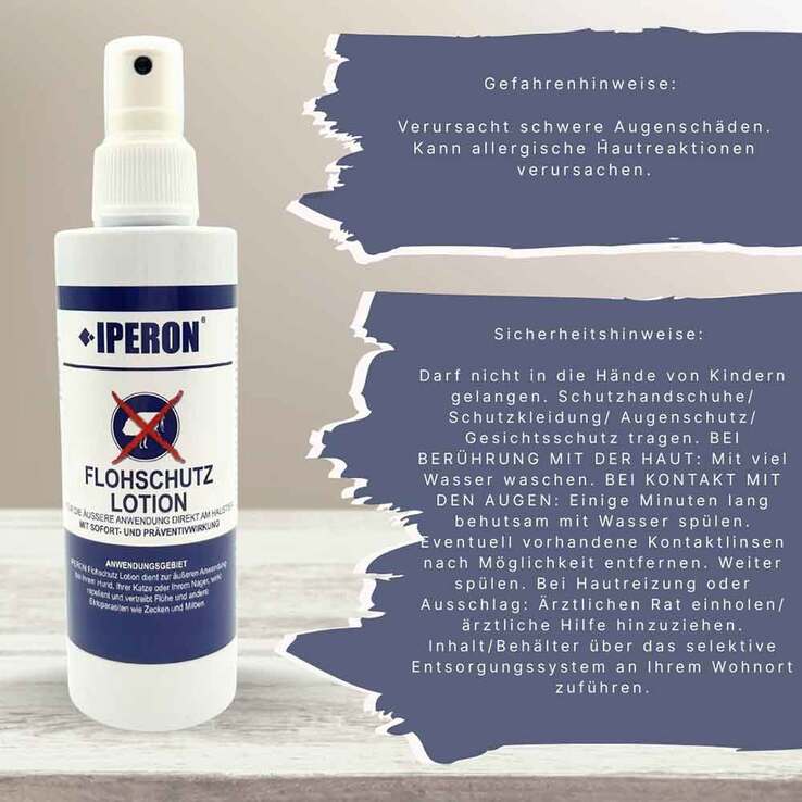 Iperon Flohschutz Lotion vet. 2 g / 100 g Geraniol, 200 ml
