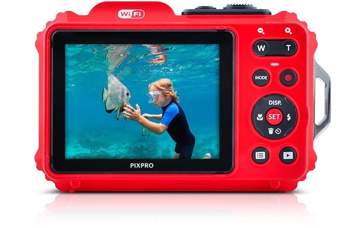 Unterwasserkamera PixPro WPZ2 Rot<br>Wasser-, stoss- und staubdichte, Point & Shoot-Kamera