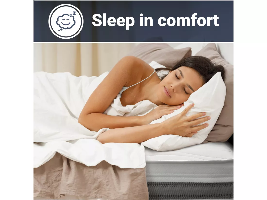 Matelas Double160x200 à mémoire orthopédique | Hauteur 20 cm | Made in Italy