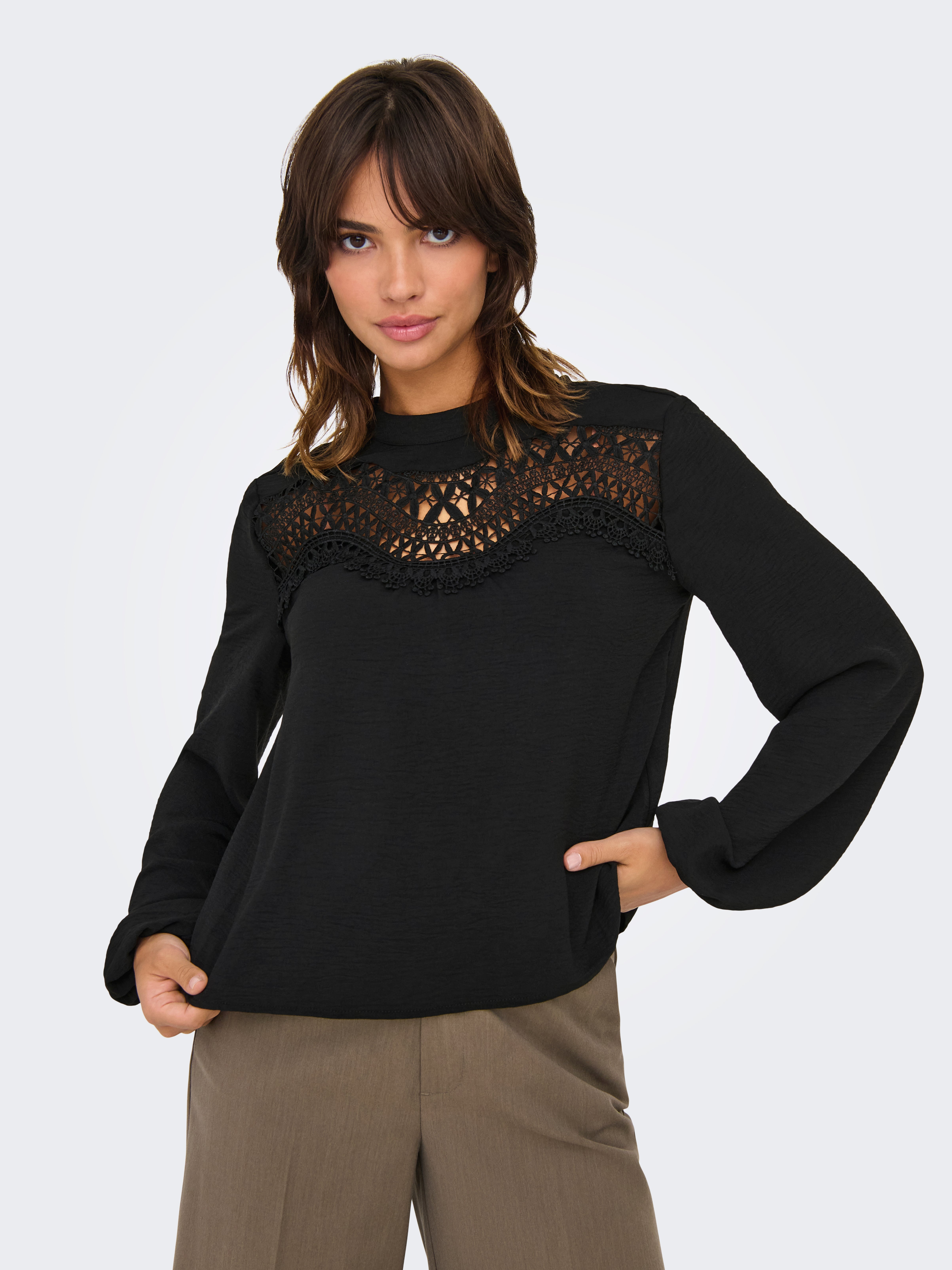 ONLMETTE Hemd Black