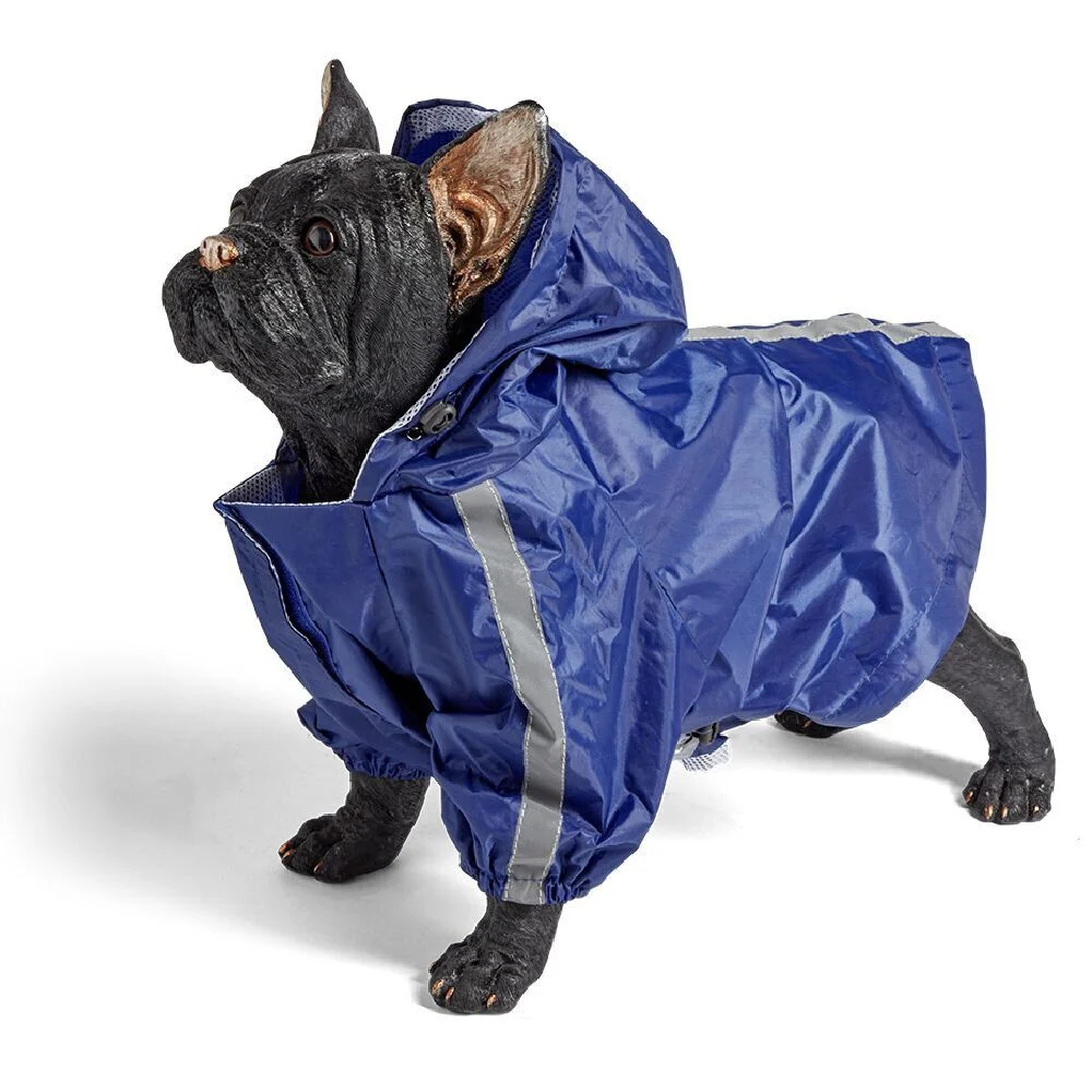 Manteau pour chien imperméable bleu - Taille L