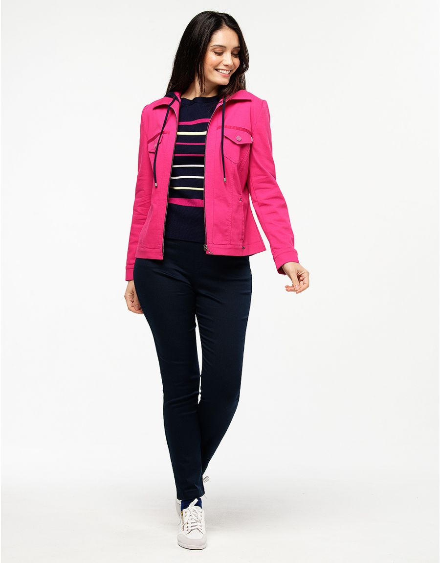 Jegging bleu marine coton